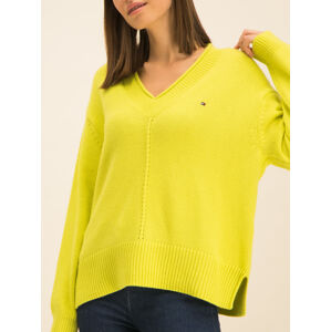 Tommy Hilfiger dámský žlutý svetr
